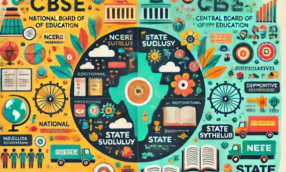 What is difference between CBSE and State Syllabus?