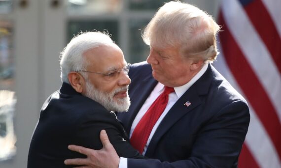 Indian Prime Minister Narendra Modi and U.S. President Donald Trump held a significant meeting at the White House in Washington, D.C.