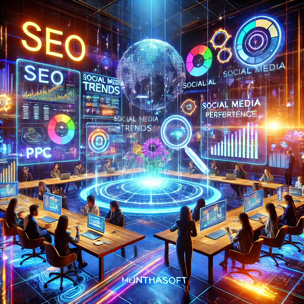 Munthasoft specializes in helping businesses build effective digital marketing strategies to increase brand visibility, attract leads, and drive revenue.
