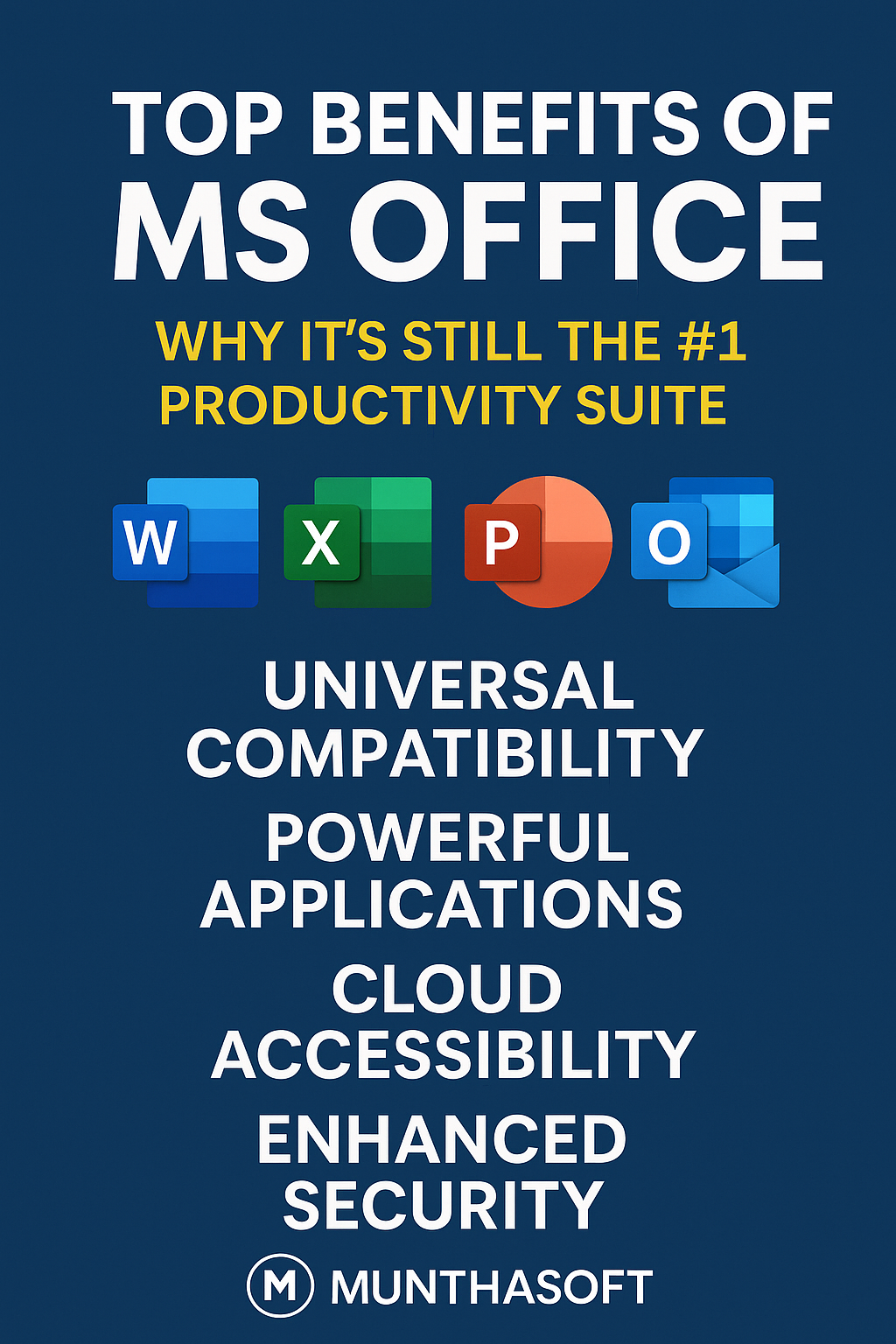 Top Benefits of MS Office: Why It’s Still the #1 Productivity Suite – Powered by Munthasoft